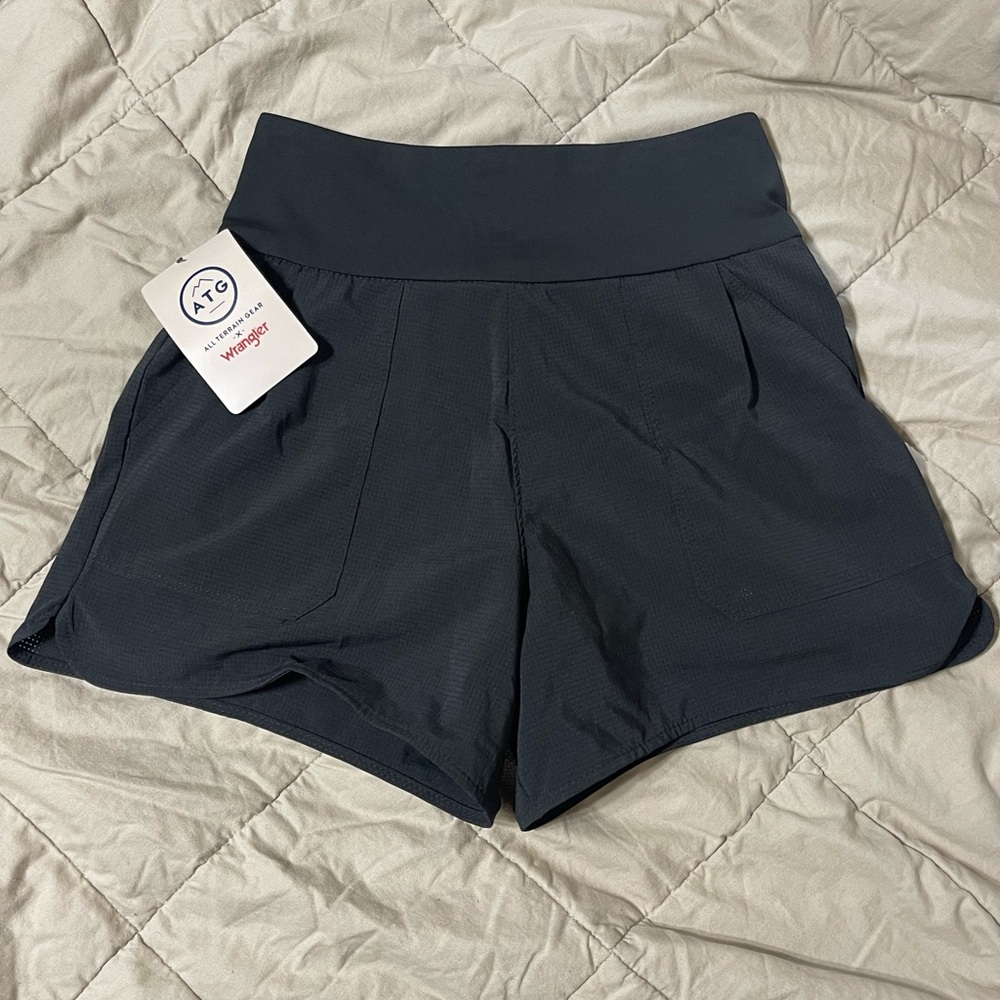 Wrangler Women's Black Athletic Shorts